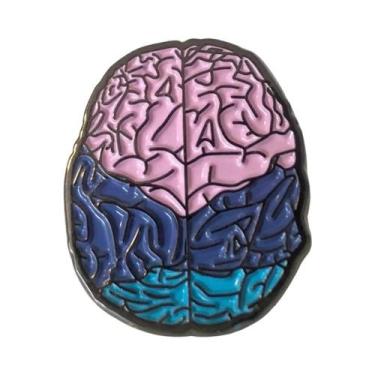 Imagem de Broche Esmaltado de Anatomia Renal - Joia Médica para Médicos e Enferm