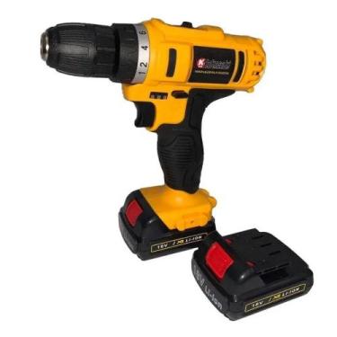 Imagem de Parafusadeira e Furadeira Alemã Dusseldorf 18v Com maleta 15 peças - n