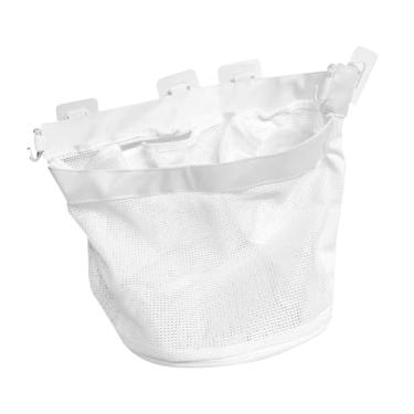 Imagem de Dynwave Organizador de brinquedos de banho, malha, armazenamento de brinquedos de banho, espaçoso, bolso de malha, multifuncional, banheiro, chuveiro,