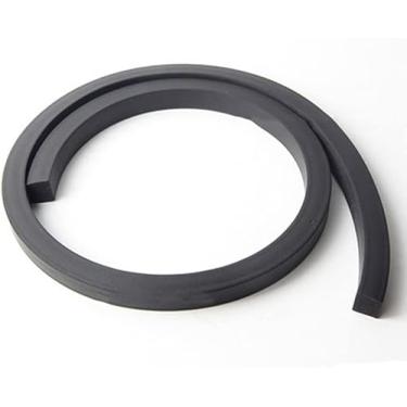 Imagem de Tira de vedação de janela, tira de porta, porta de armário barra de espuma de borracha plana tira de espuma de espuma, tira de vedação quadrada preta sólida, (15 mm x 45 mm)