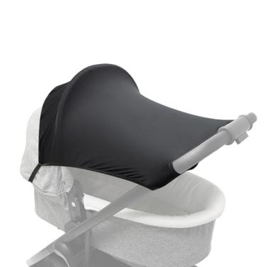 Imagem de Capa de carrinho com proteção UV, sol para carrinho de bebê,-sol à prova de chuva com proteção UV - -sol bidirecional de alta vista para assentos de carro, carrinho de bebê, carrinho