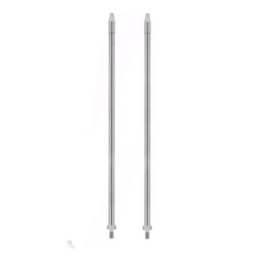Imagem de Kit 2 Alongadores Cromados de Antena Px 40cm Caminhão