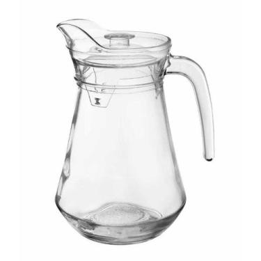 Imagem de Jarra De Vidro 1600ml Com tampa Acrilica e Alça Buffet, Dia a dia - OR
