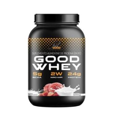 Imagem de Good Whey Isolado e Concentrado (900g) Morango - Feel Good-Unissex