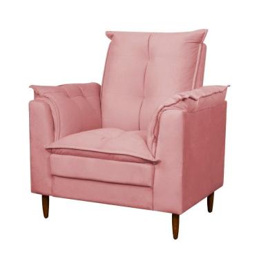 Imagem de Poltrona De Amamentação Confortável Helena Rosa