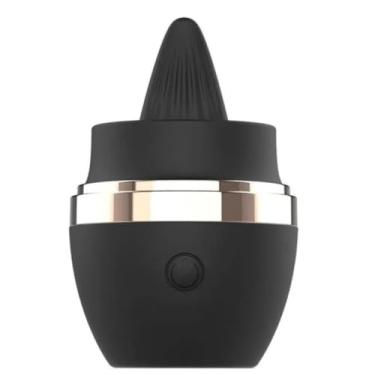 Imagem de Vibrador 10 Modos De Vibrações Brinquedo Erótico com Língua Estimuladora Prazer Intenso [PRETO]