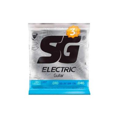 Imagem de Encordoamento P-guitarra 010 Sg Leve - Pct-3 - Pç - 3