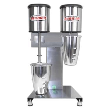 Imagem de Batedor De Milk Shake Profissional Com 02 Copos Industrial Inox 127v