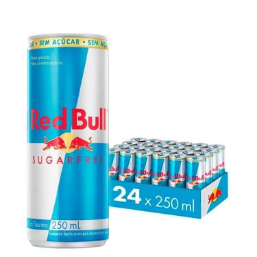 Imagem de Energético Red Bull Sugar Free 250ml 24 Unidades