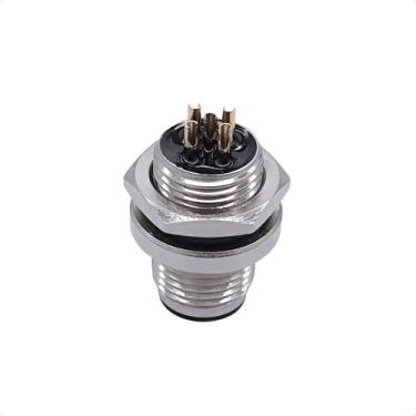 Imagem de Conector M12 Painel 5 Pinos Macho - Aotoro