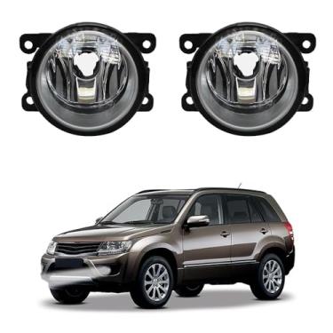 Imagem de Par Farol de Milha para Grand Vitara 2008 a 2012 Farolete Auxiliar Neblina