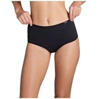 Imagem de Kit 2 Calcinhas Sloggi Maxi 24545 Poliamida Modelagem Alta, M, Mink, P