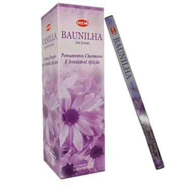 Imagem de Incenso Indiano Baunilha, Aroma Suave e Aconchegante, Kit com 6 Unidades