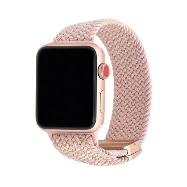 Imagem de Pulseira Tramada Com Fecho Magnético para Apple Watch 38/40/41 mm, Originais iPlace, Nude