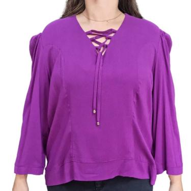 Imagem de Blusa Feminina Raio de Luz Manga 3/4 Bata