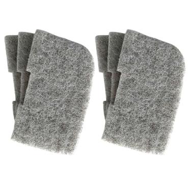 Imagem de NATEFEMIN Almofada de remoção de amônia de aquário de 6 peças, meios de filtro de aquário de substituição para Fluval 306/307/406/407