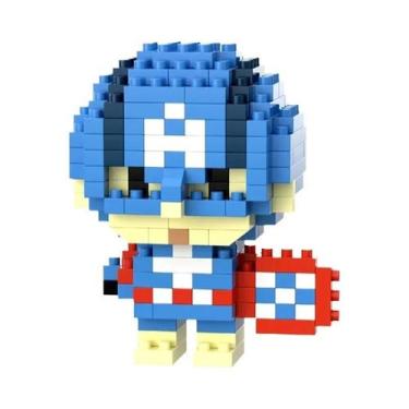 Imagem de Blocos De Montar Mini Anime Desenho Animado Fofo 28 Estilos Pequenas P