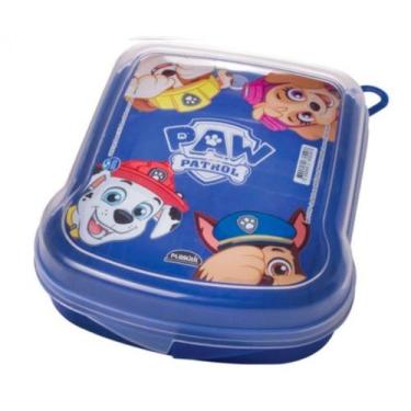 Imagem de Sanduicheira Pote Escolar Para Organização Alimentos Lancheira Patrulh