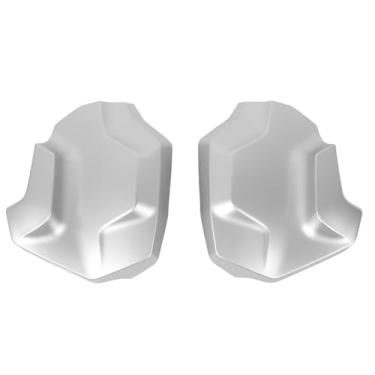 Imagem de lyrlody Painel Lateral do RADIADOR Frontal ABS MOTORCIA RADIADOR CAPA DE PARA R1250GS AVENTURA 2018-2023 Com Instalação Fácil DE Ajuste Universal (Prata)