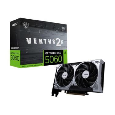 Imagem de Placa de Video MSI RTX 5060 Ventus 2X OC 8GB GDDR7 128bits 912V537017