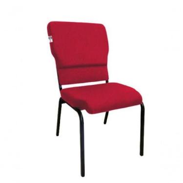 Imagem de Cadeira Empilhável Para Igrejas Evangélicas Linha Church Rosa - DESIGN