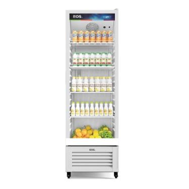 Imagem de Refrigerador Expositor Vertical EOS 358 Litros Eco Gelo All View Branco EEV350B 220V