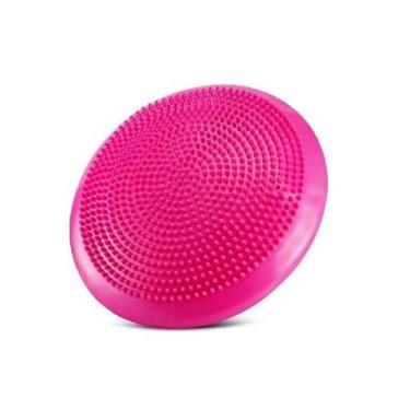 Imagem de Almofada Disco Equilíbrio 33cm Inflável 150kg Exercícios Fitness - NoB