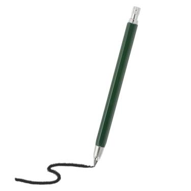Imagem de PATIKIL 1 lapiseira de 4,0 mm, suporte mecânico para lápis de chumbo, grande suporte de plástico automático com apontador para grafite, lápis, desenho, arte, esboço, madeira, verde, verde