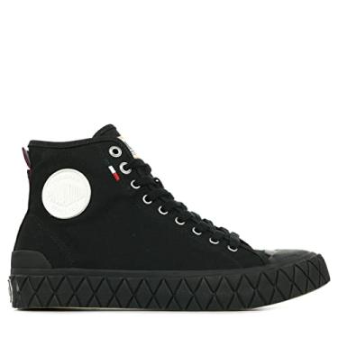 Imagem de PALLADIUM Tênis masculino de cano alto, tamanho 9 UA, Preto, 36 BR