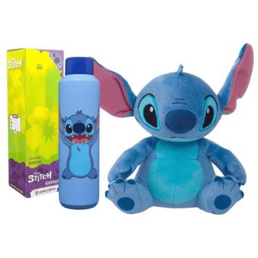 Imagem de Kit Pelúcia Stitch Com Cheiro e Som e Garrafinha - Sunny Brinquedos