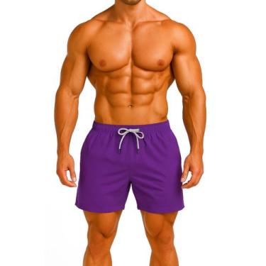 Imagem de Short Masculino em Tactel Bermuda Bolso Treino Mauricinho Praia - John