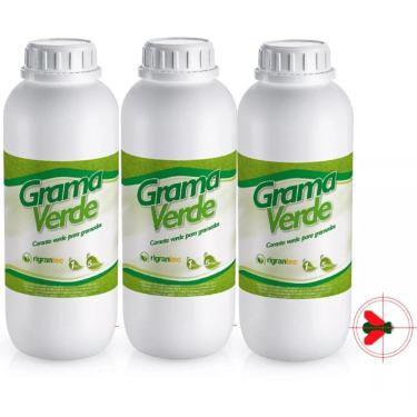 Imagem de 3 Grama Verde Corante Biodegradável E Atóxico P Gramados 1l