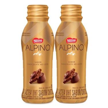 Imagem de Kit 2 Bebida Lactea Alpino Nestlé 280ml