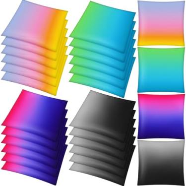 Imagem de Foilswirl Conjunto de 36 sacos de feijão de nylon de 12,7 cm x 12,7 cm para jogar sacos de feijão coloridos para crianças jogando à mão, jogos de família, sacos de feijão para suprimentos de festa de