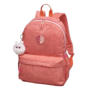Imagem de Mochila Escolar Infantil Pack Me Life 7980304j Salmão - Pacific