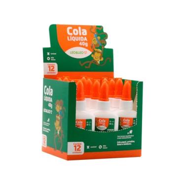 Imagem de Cola Liquida Branca 40 Gramas Leonora, Branca