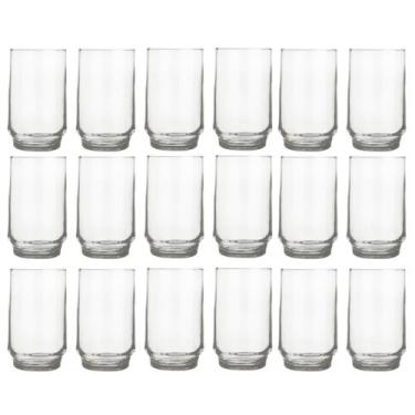Imagem de Copo Long Drink 300ml Lights Chop Vidro Suco Agua Nadir 24Un - NADIR F