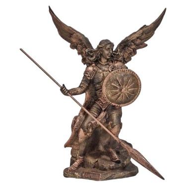 Imagem de Anjo São Rafael - Arcanjo - Santo - Religioso - Estatueta - M3 Decoraç