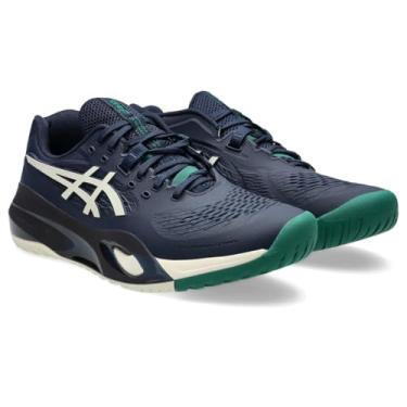 Imagem de Tênis ASICS Gel-Resolution X AllCourt Masculino Azul e Verde (BR, Adulto, Numérico, 44)