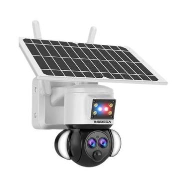 Imagem de Câmera Sem Fio Movida a Energia Solar De 6MP 4G 3K Com Zoom De 12X Par