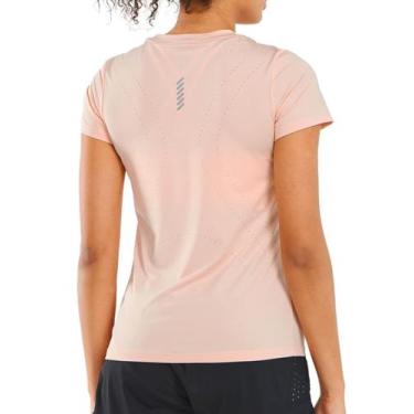 Imagem de Blusa de treino feminina ALLZERO Feel Fit de manga curta rosa 3GG
