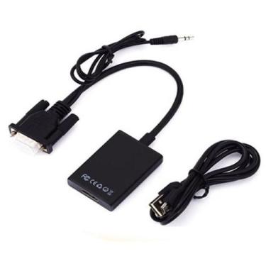 Imagem de Conversor de áudio e vídeo VGA para HDMI USB Power 1080p - Lightbek Of