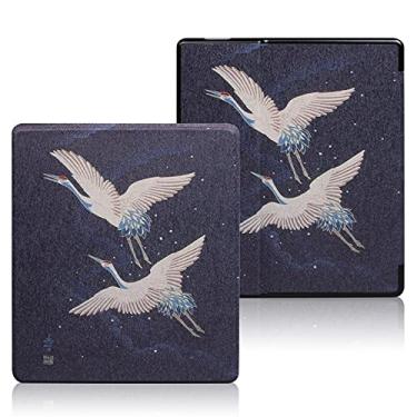 Imagem de Caso para Kindle Oasis (somente 9ª e 10ª Geração, Lançamento de 2017 E 2019), Capa de Proteção Leve de Couro PU Premium com Sleep Automotor-36