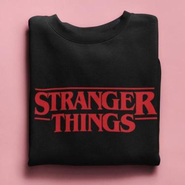 Imagem de Camiseta Stranger Things Feminina Serie Eleven - NoBrand, Preto, P-Uni