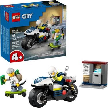 Imagem de LEGO City - Perseguição policial de motocicleta 60455