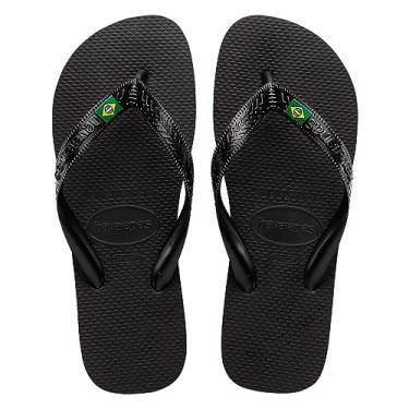 Imagem de Sandalias Havaianas Brasil Light Preto 39/40
