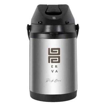 Imagem de Garrafa Térmica Black 2,5l Inox Para Chimarrão E Tereré