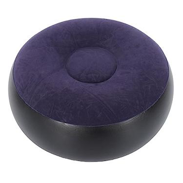 Imagem de Cadeira Inflável portátil: Pootrest de Ferro Em Casa, PVC Purpura -Otomana para Uma Criança Adolescente Adulta, 1 X Escalas Infláveis ​​fezes, Sala de Estar para Ser Cultivada No Ar Livre