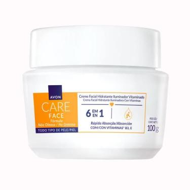 Imagem de Creme Face Avon Care Hidratante Iluminador Vitaminado 6 em 1 100g