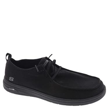 Imagem de Skechers Work Arch Fit Melo SR Oxford masculino, Preto, 11